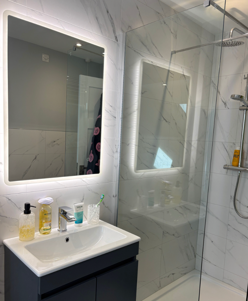 Family Bathroom Renovation Project Results 