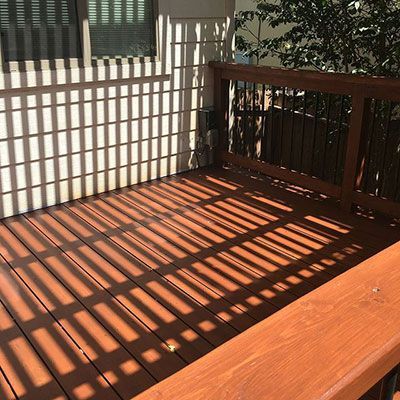 custom wood deck