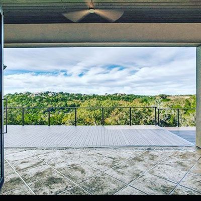 custom wood deck