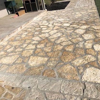 custom hardscape stone path