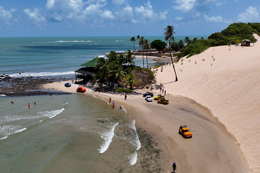 Praia de Genipabu - Natal RN Praia de Genipabu - Natal RN