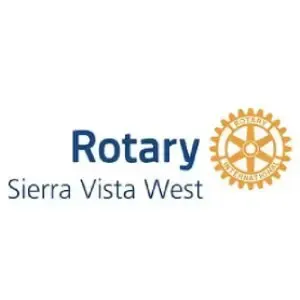 The logo for the rotary club of sierra vista west
