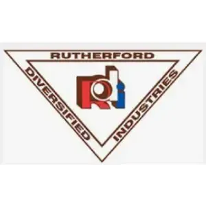 A logo for rutherford diversified industries is shown on a white background.