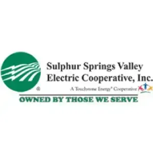 The sulphur springs valley electric cooperative inc. logo is owned by those we serve.