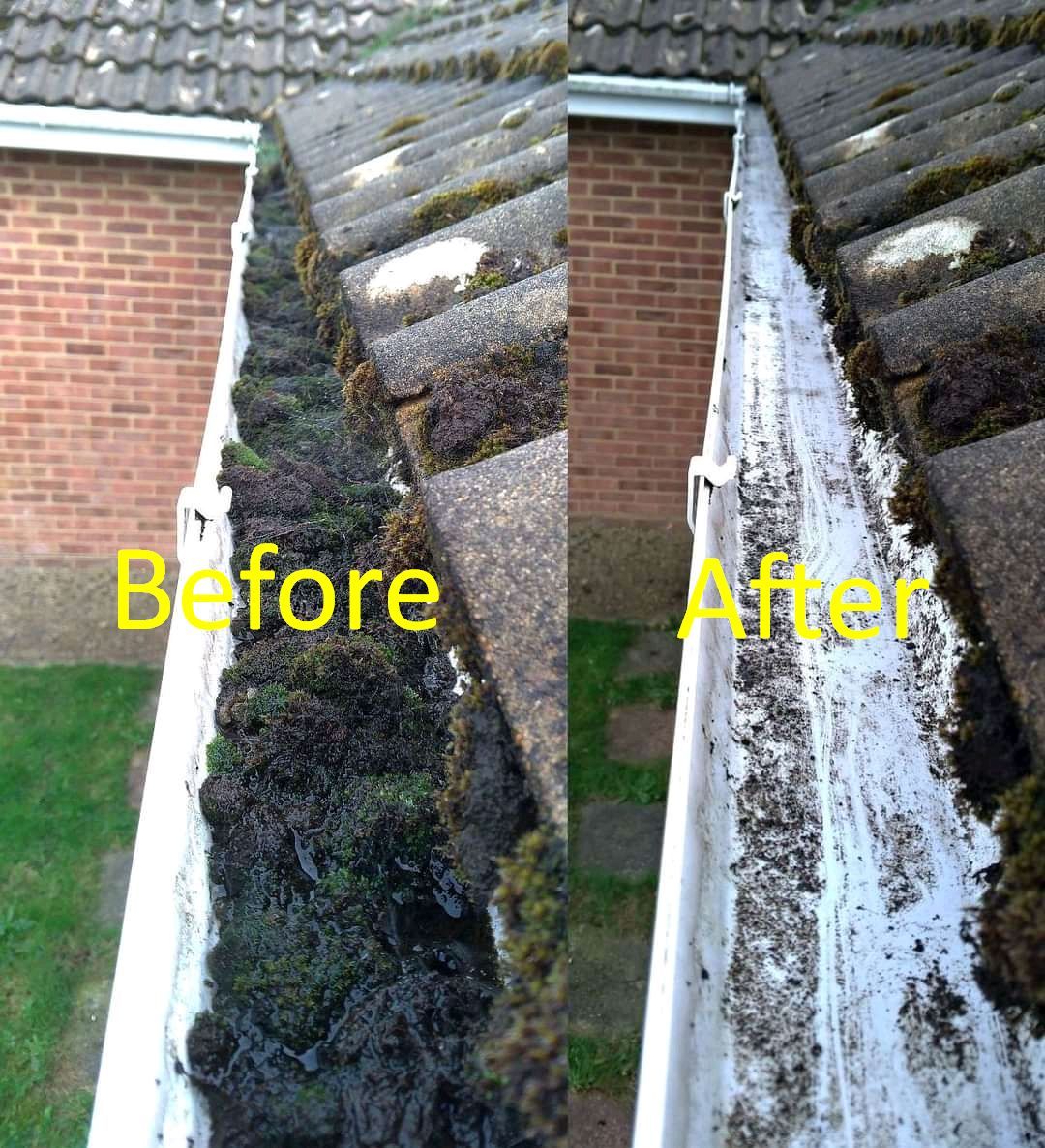 Gutters cleaned out - Gutta Clean