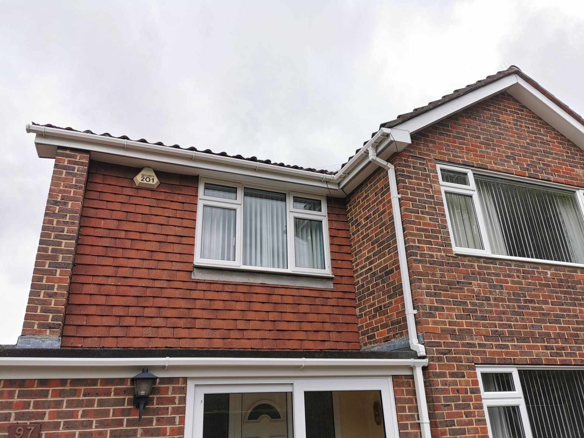 Soffits and facias cleaning