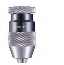Silver cylindrical handle with textured knurled grip and a small tapered tip, shown vertically on white background
