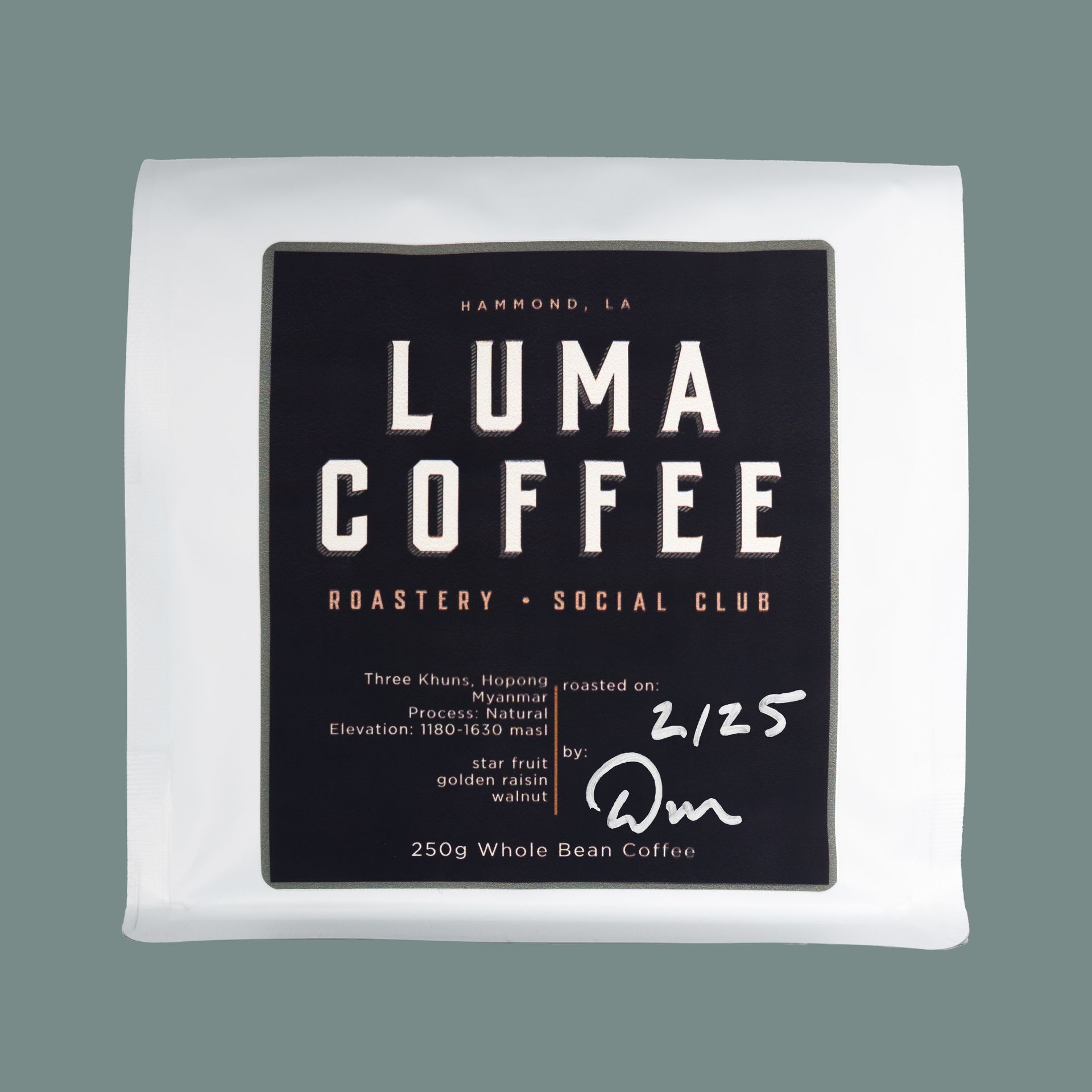 Luma Coffee Roasters Three Khuns Wholesale specialty coffee bags.