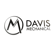 Logo for Davis Mechanical: stylized
