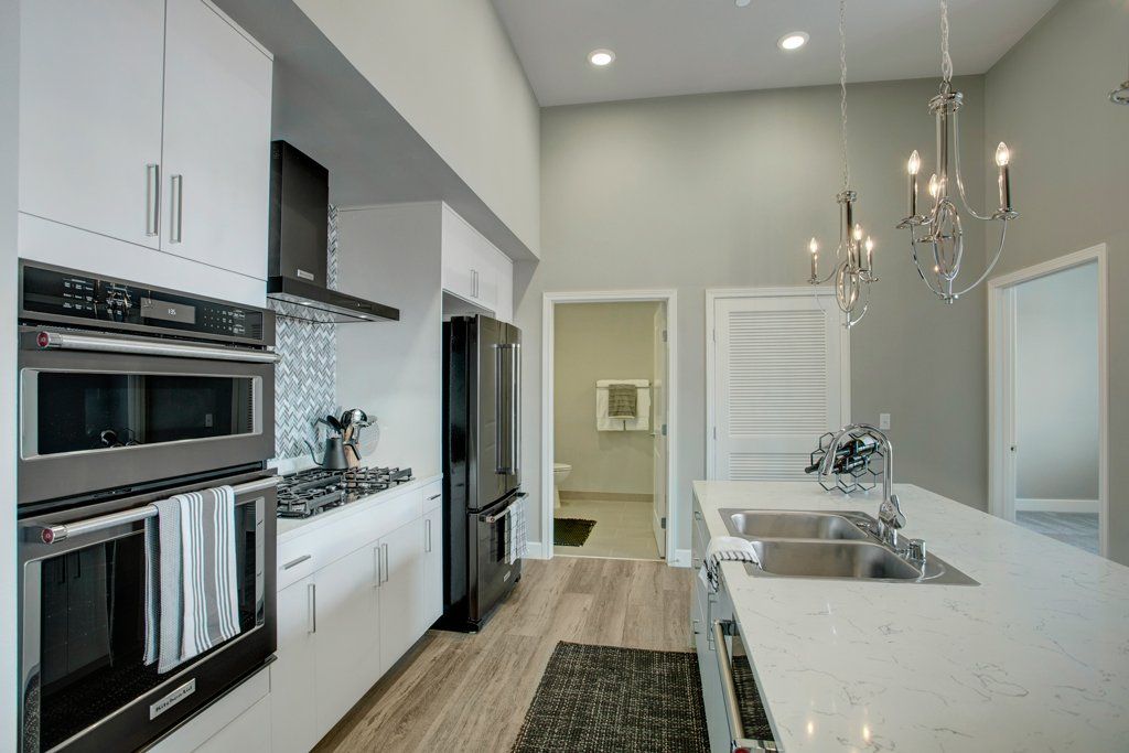 Spacious apartment floor plan at Woodin Creek Village.