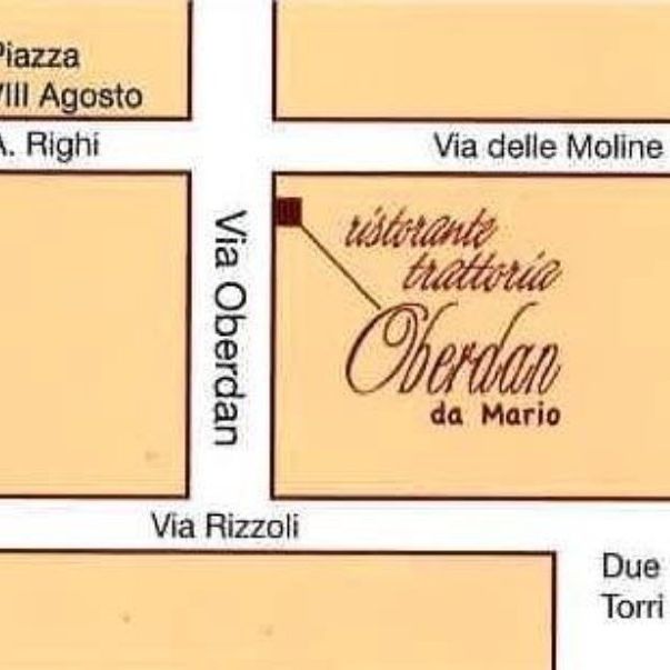 Mappa che mostra il ristorante