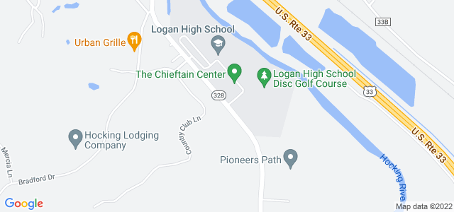 Map of business location