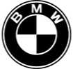 Black and white MINI logo featuring wings flanking a circle with the word 