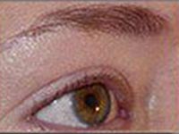 Permanent eyebrow makeup before — Oklahoma City, OK — Permanent Makeup by Kim Warren