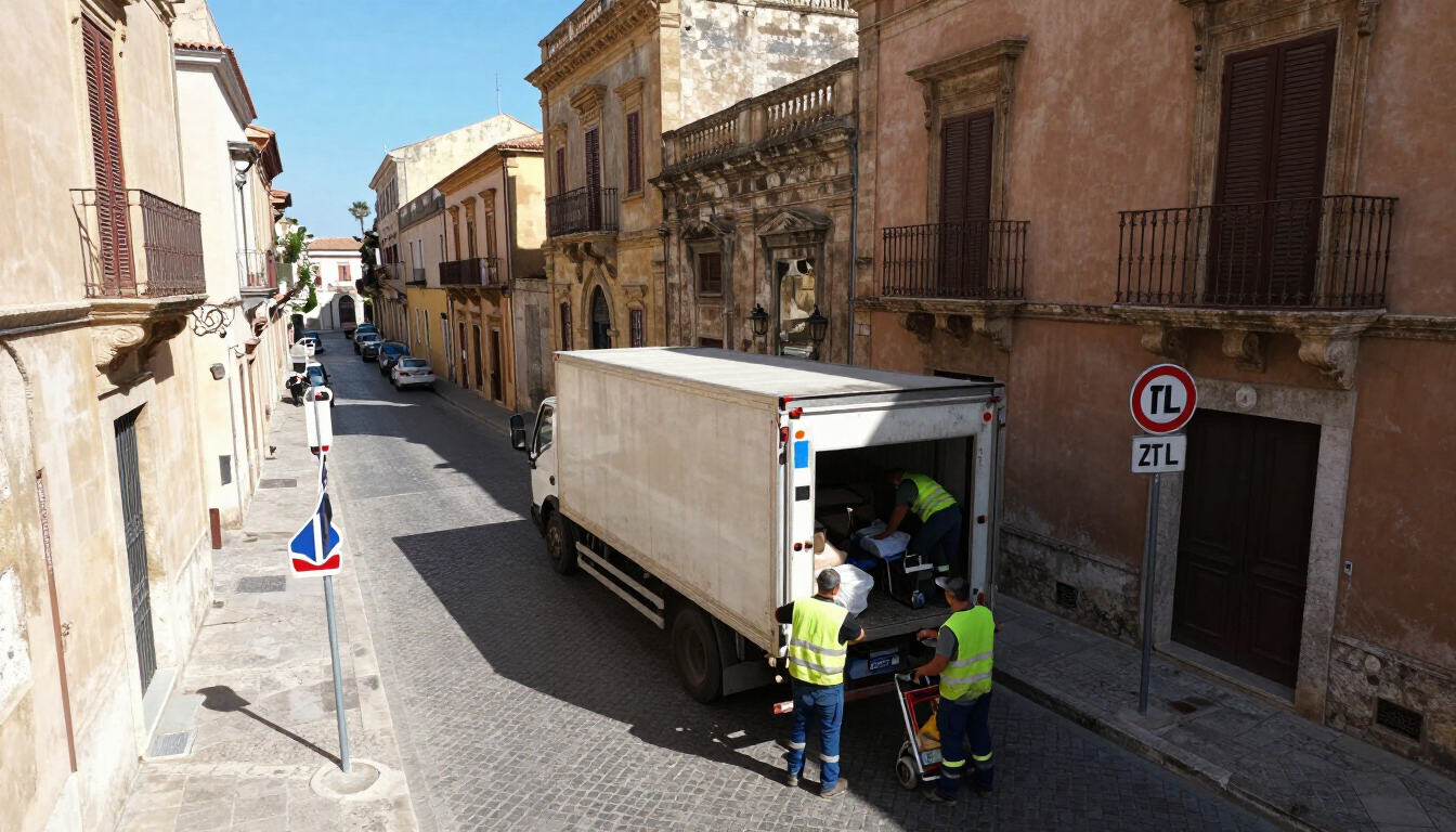 Permessi trasloco Palermo ZTL centro storico