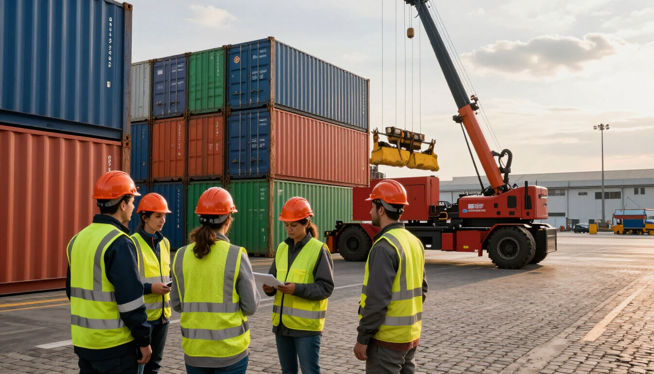 Spedizioni aeree e marittime container porto italiano