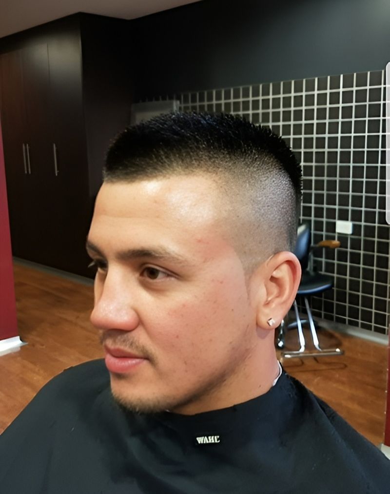 Man With High And Tight Haircut — Bolton Brothers Barbers in Erina, NSW