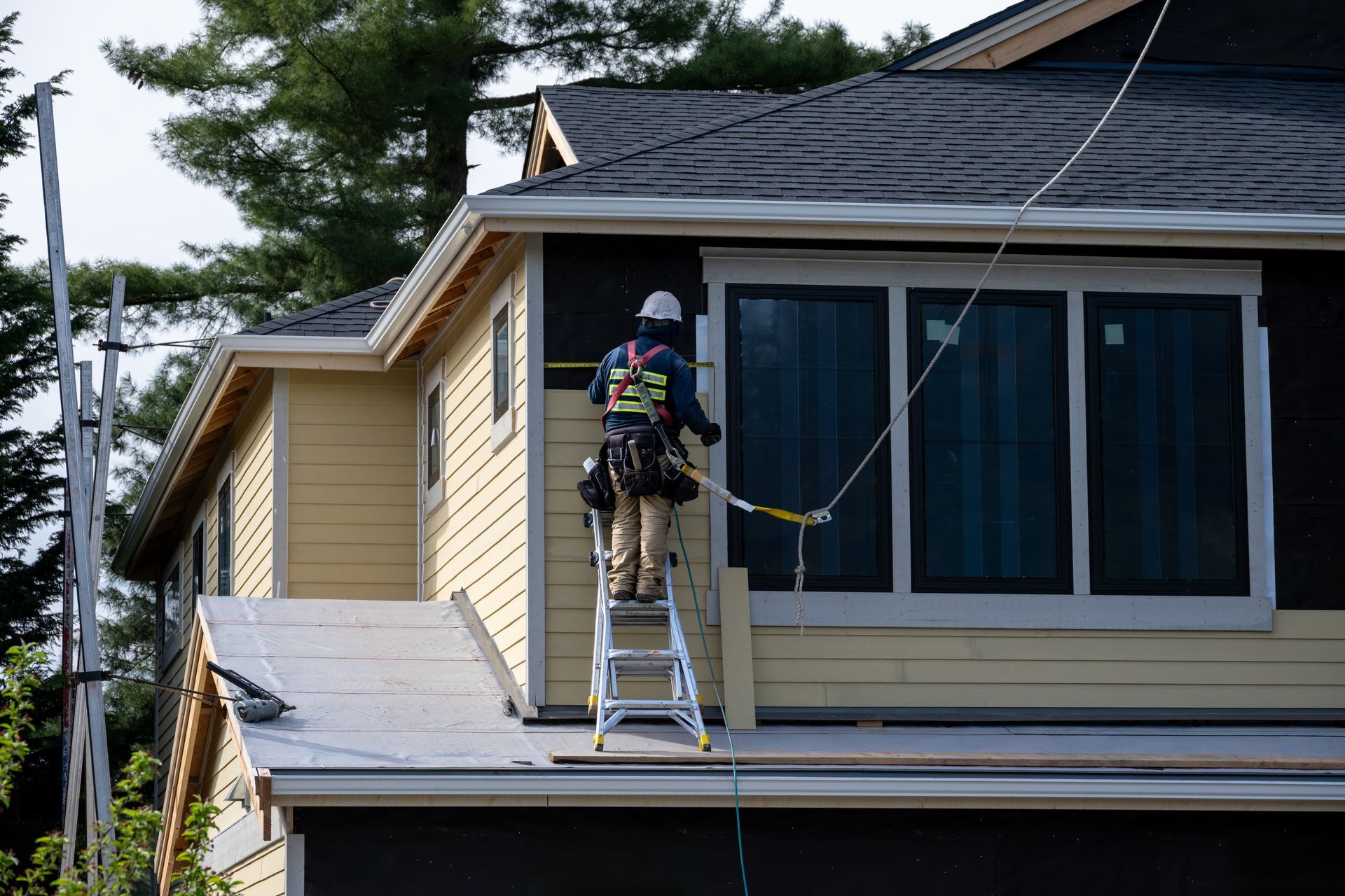 Residential Fiber Cement Siding Installation — 877 New Look Siding Residential Fiber Cement Siding Installation — 877 New Look Siding