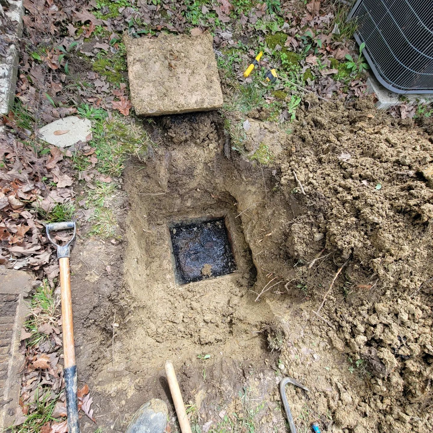 Safety Tank Outside The House
