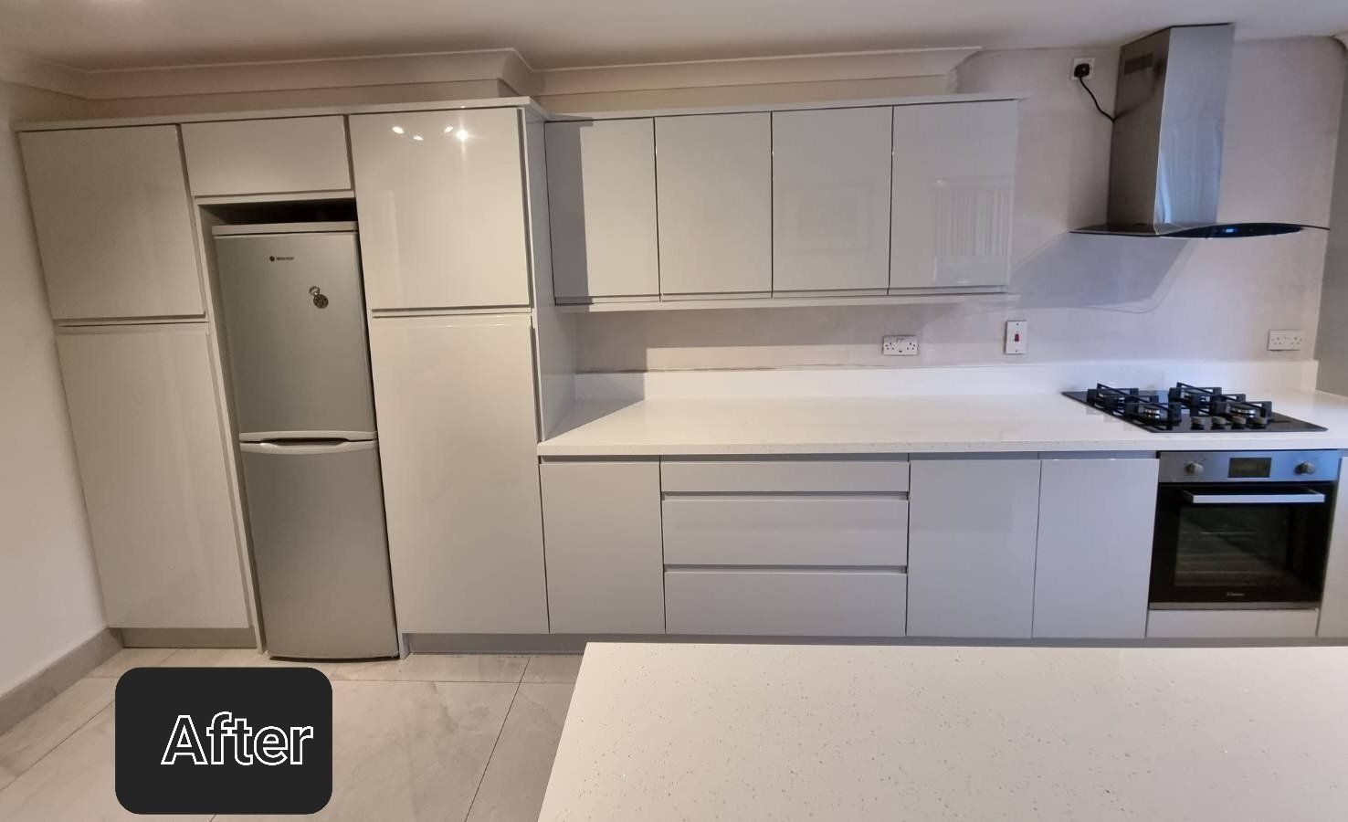 Larissa Dove Grey Gloss  Photo 1 (After)