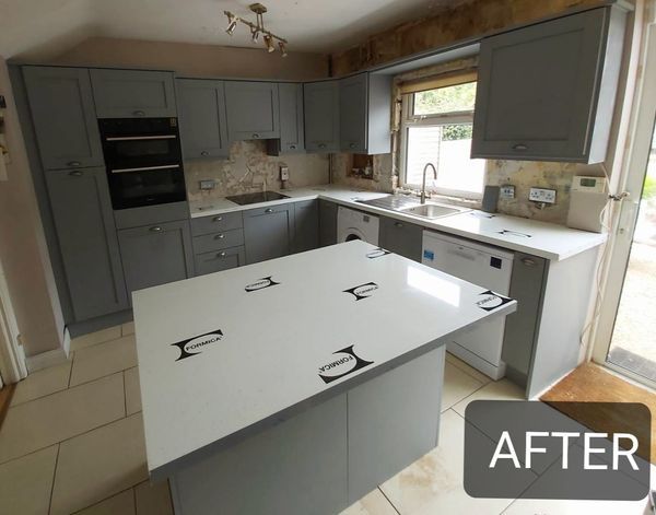 Rivington Matt Dust Grey. (After)