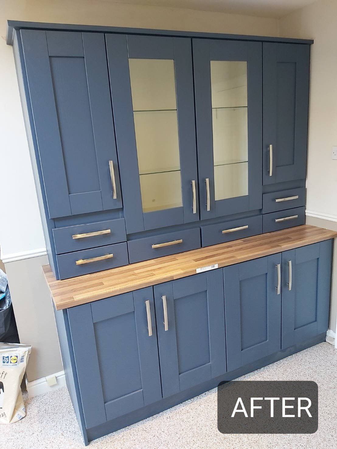 Buckingham Navy Blue Ash Photo 2 (After)