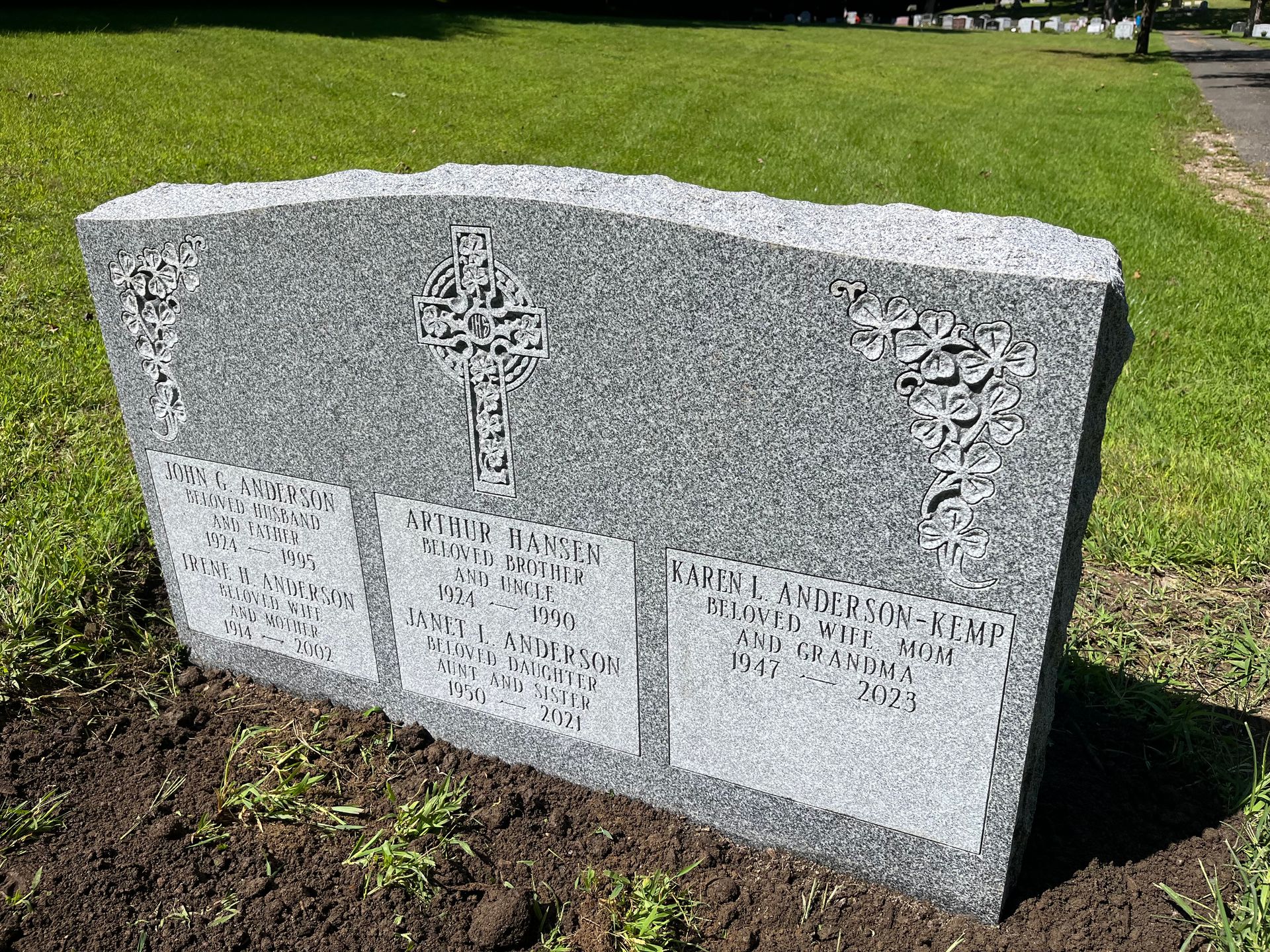 Christian Headstones | Bedford Village, NY | CJ Stones