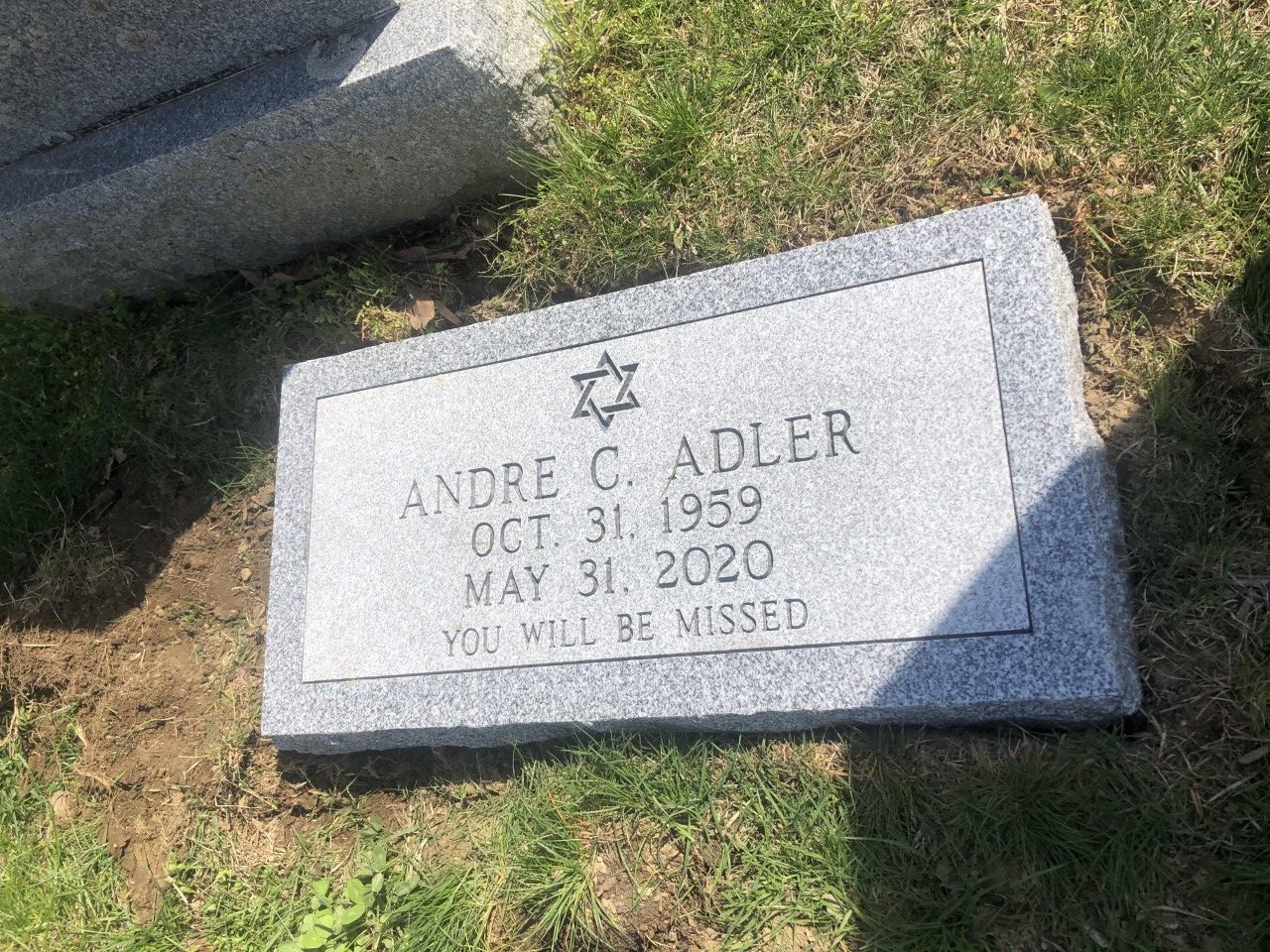 Adler Barre Grey Flush Marker Polished Top BRP Sides Deep Cut Lettering Panels Deep Cut Design