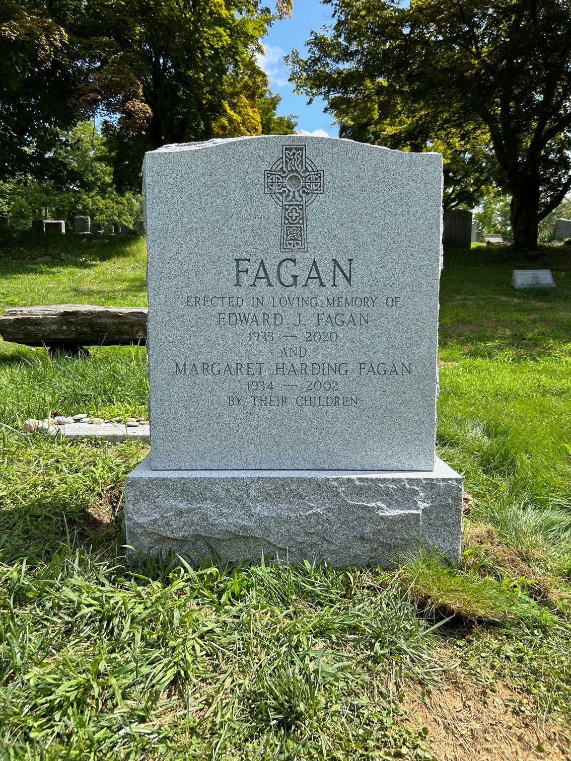 Fagan Steeled 2 Barre Grey Granite Deep Cut Lettering BRP Sides  Serp Top