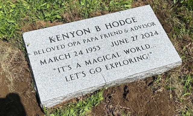 Hodge Barre Grey Steeled Top BRP Sides Deep Cut Lettering