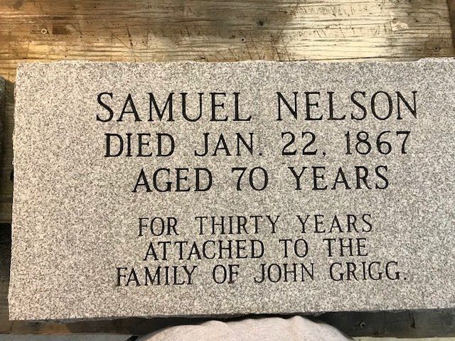 Nelson Barre Grey Steeled Top BRP Sides Deep Carved Lettering