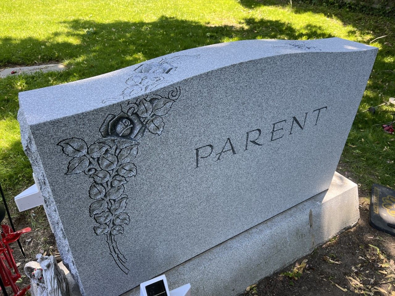 Parent Barre Grey Shape Deep Carved Shape Carved Floral, Double Wide Steeled 5 Serp Top