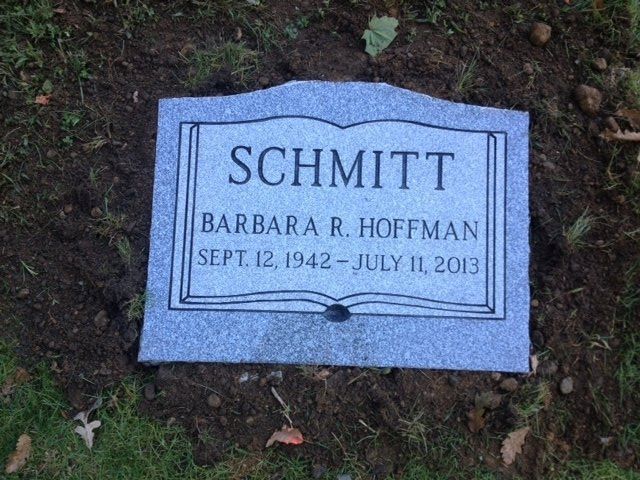 Schmitt Barre Grey Polished Top Serp Side BRP Sides Book Panel Deep Cut Lettering