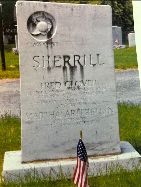 Sherrill Headstone Before Cleaning — Bedford Village, NY — CJ Stones