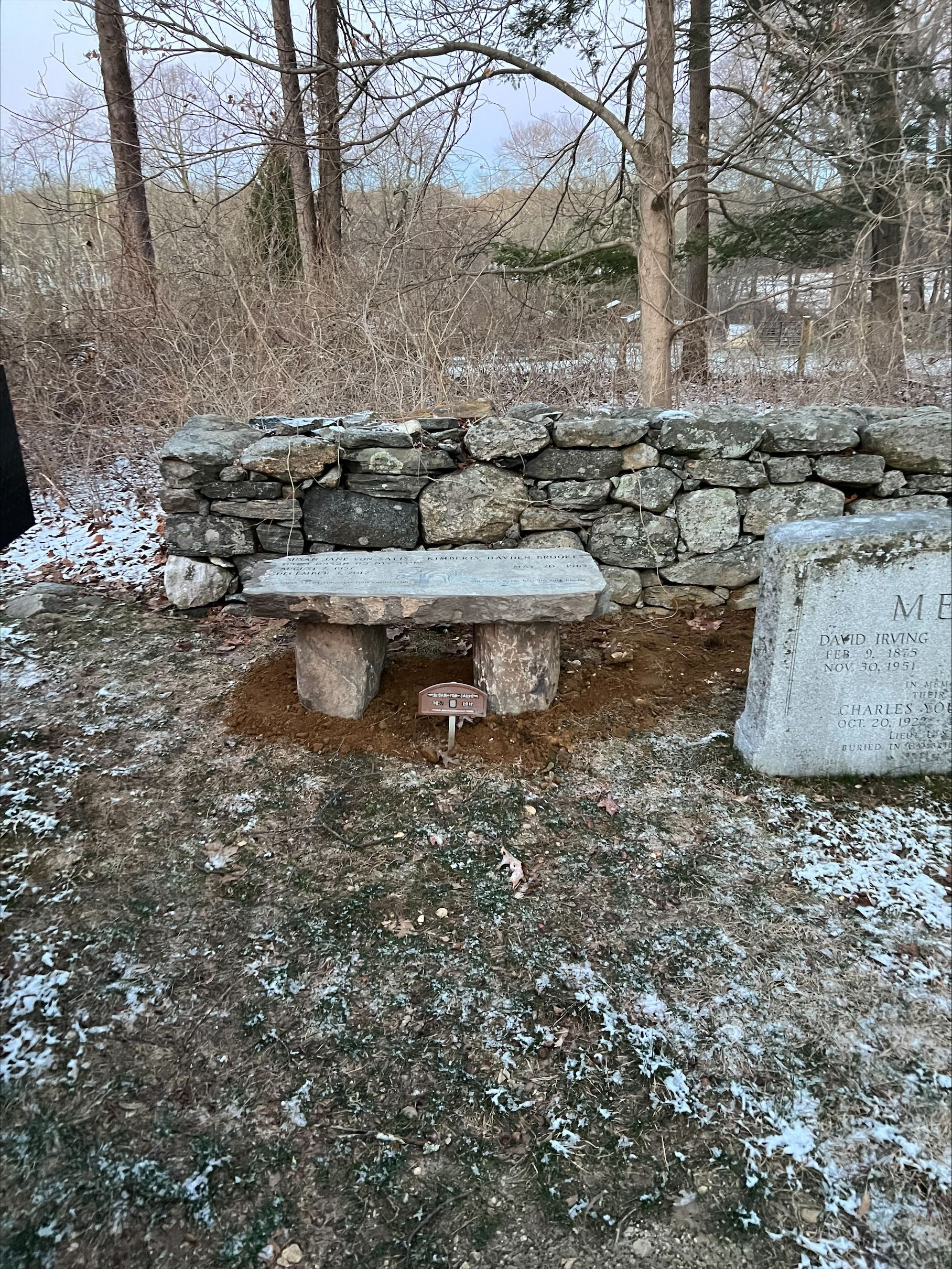 Von Solis Natural Stone Bench