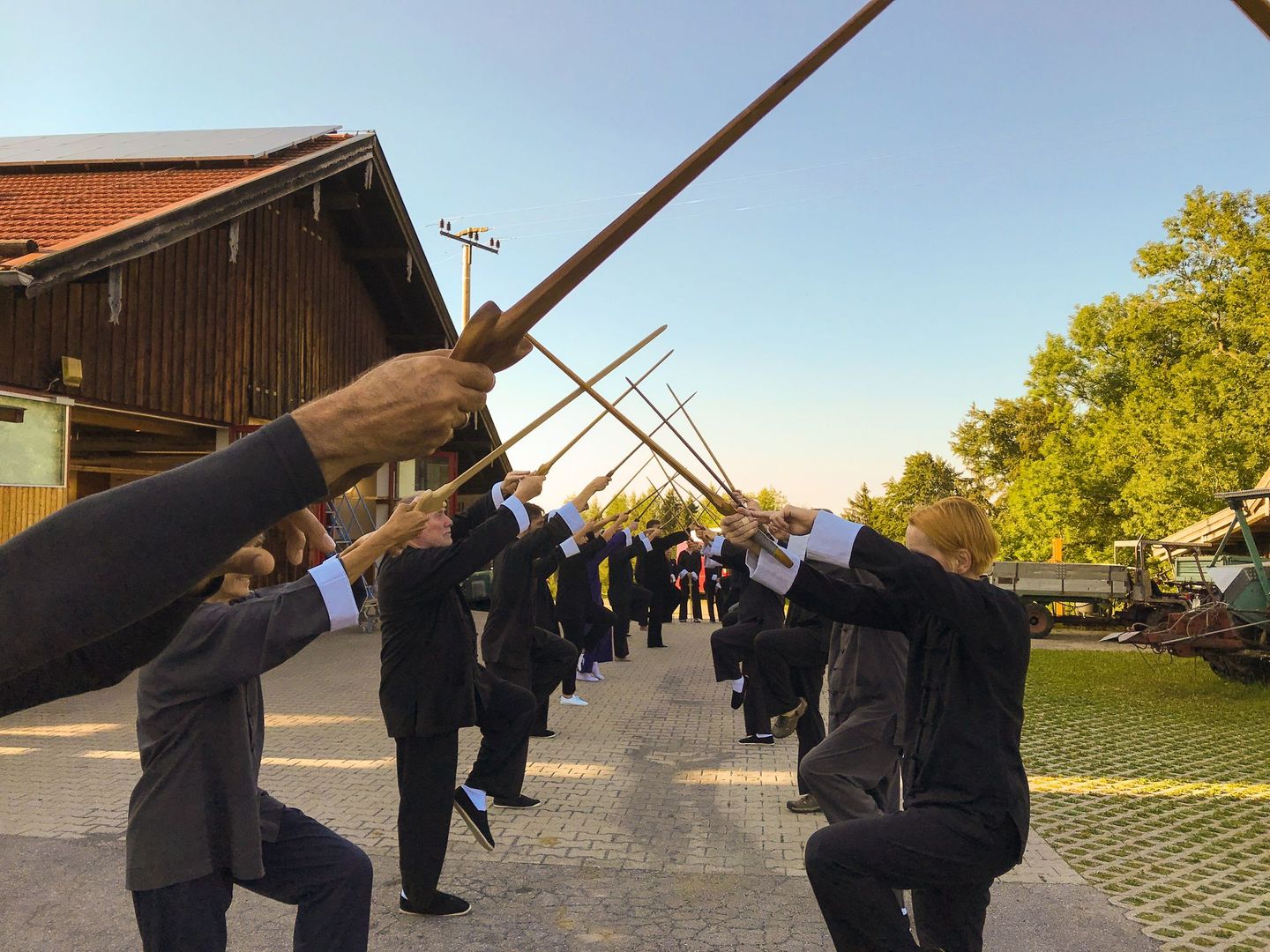 Kontakt mit Schwert