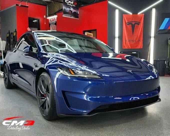 Blue SUV with ceramic coating by CM3 Detailing Studio & Ceramic Coating in Elgin, IL