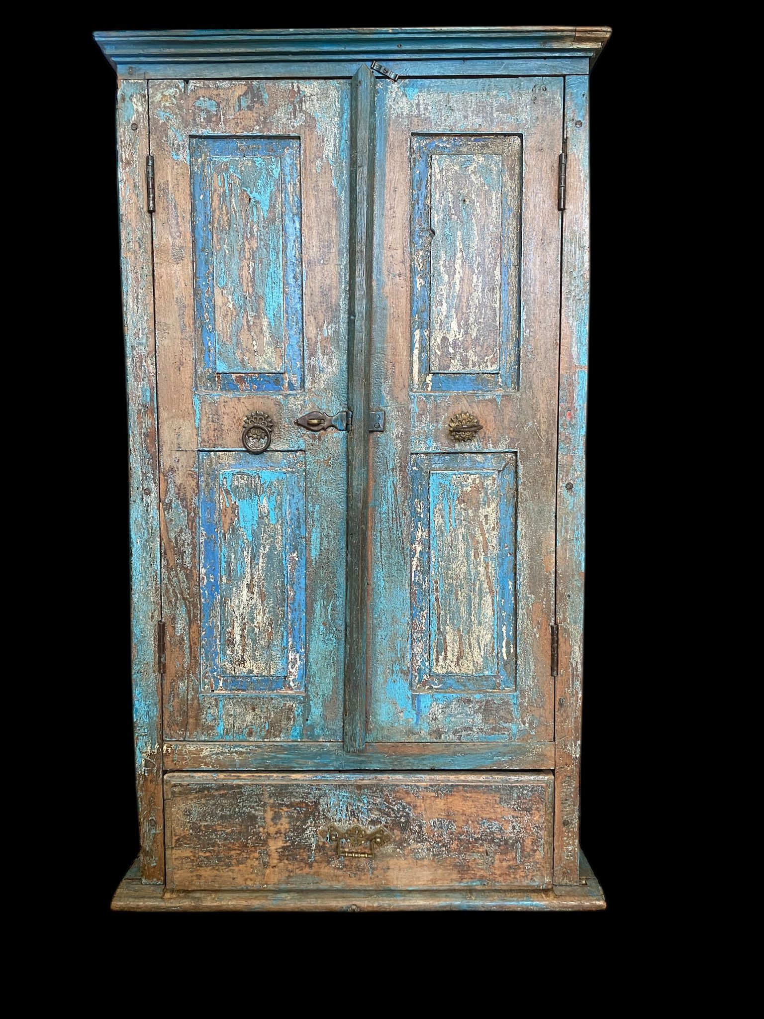 Kast India blauw