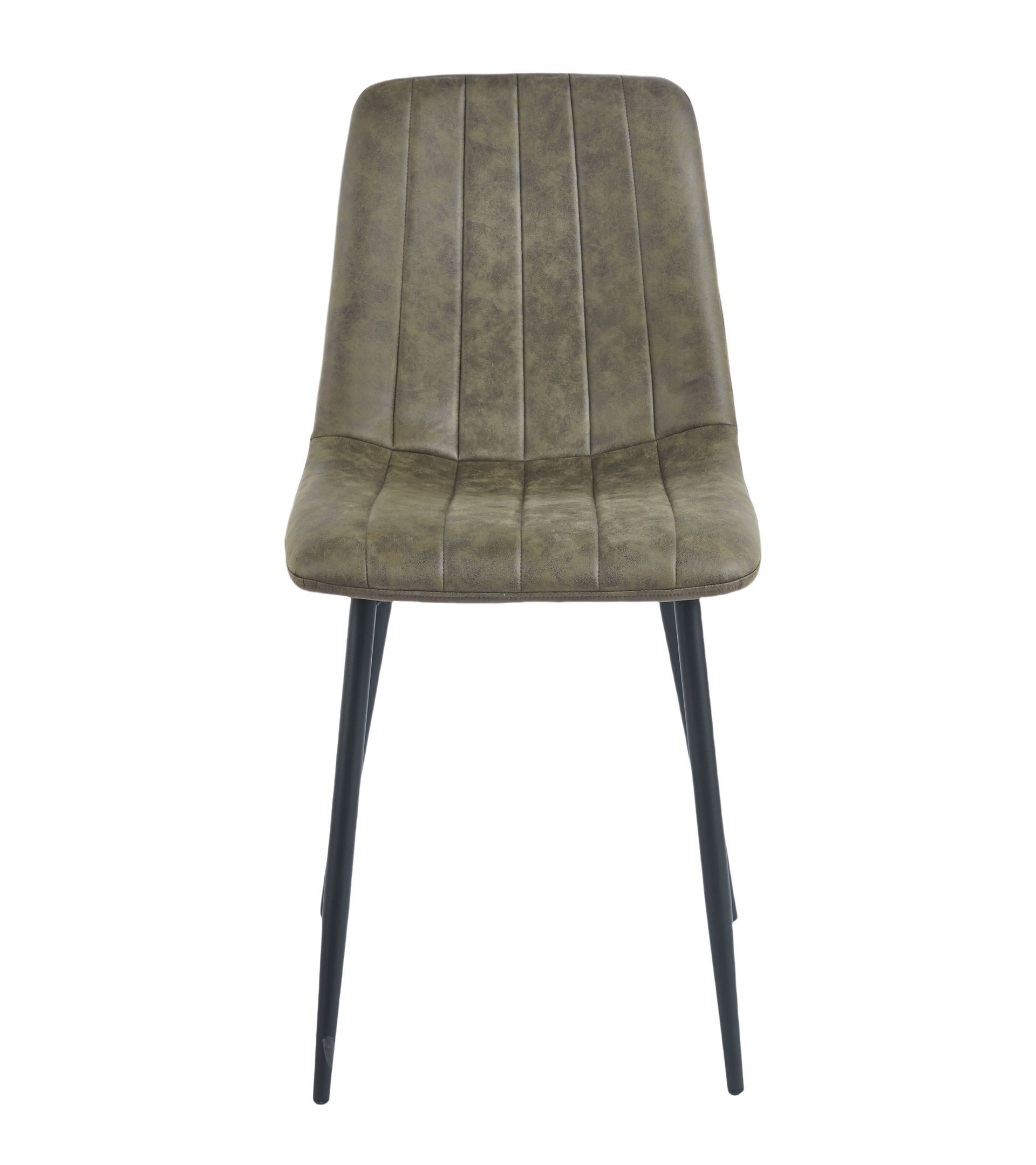 Quebec Eetkamerstoel – Microfiber | Groen, Taupe & Grijs