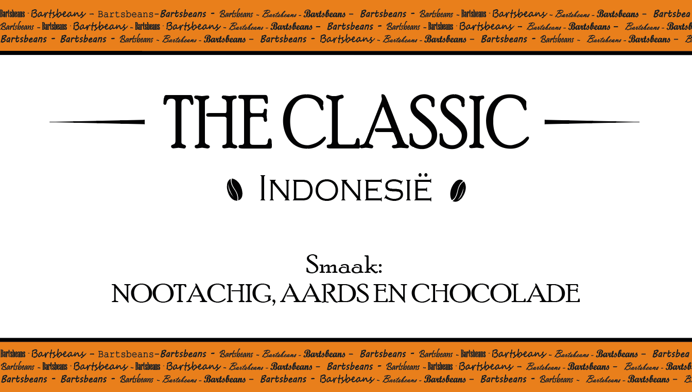 The classic koffie bonen beschikbaar in 500 gram & 1kg