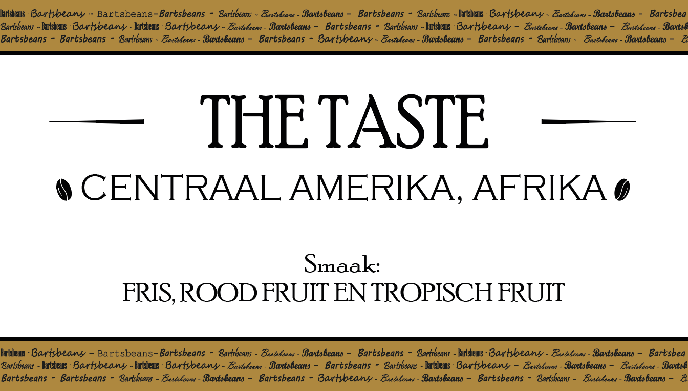 The Taste koffie bonen beschikbaar in 500 gram & 1kg