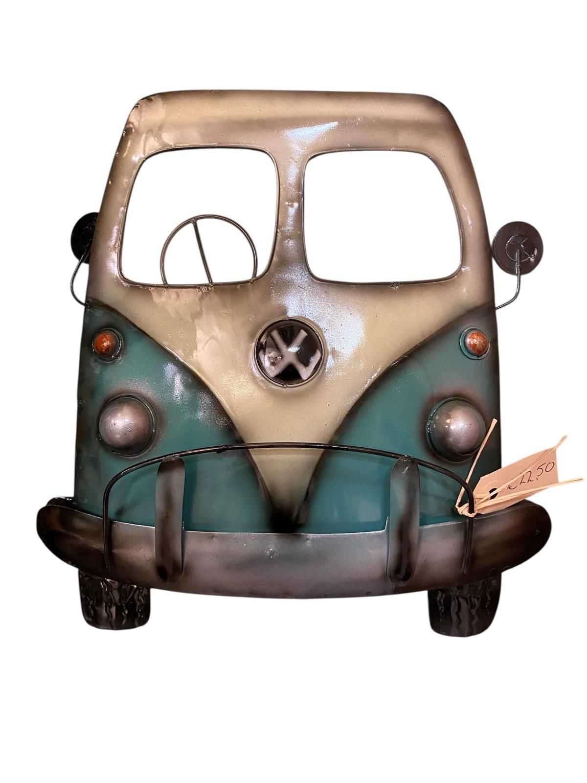 Retro VW Busje Decoratief Model (Groen of Rood)