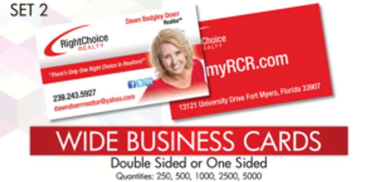 Business cards promotion
