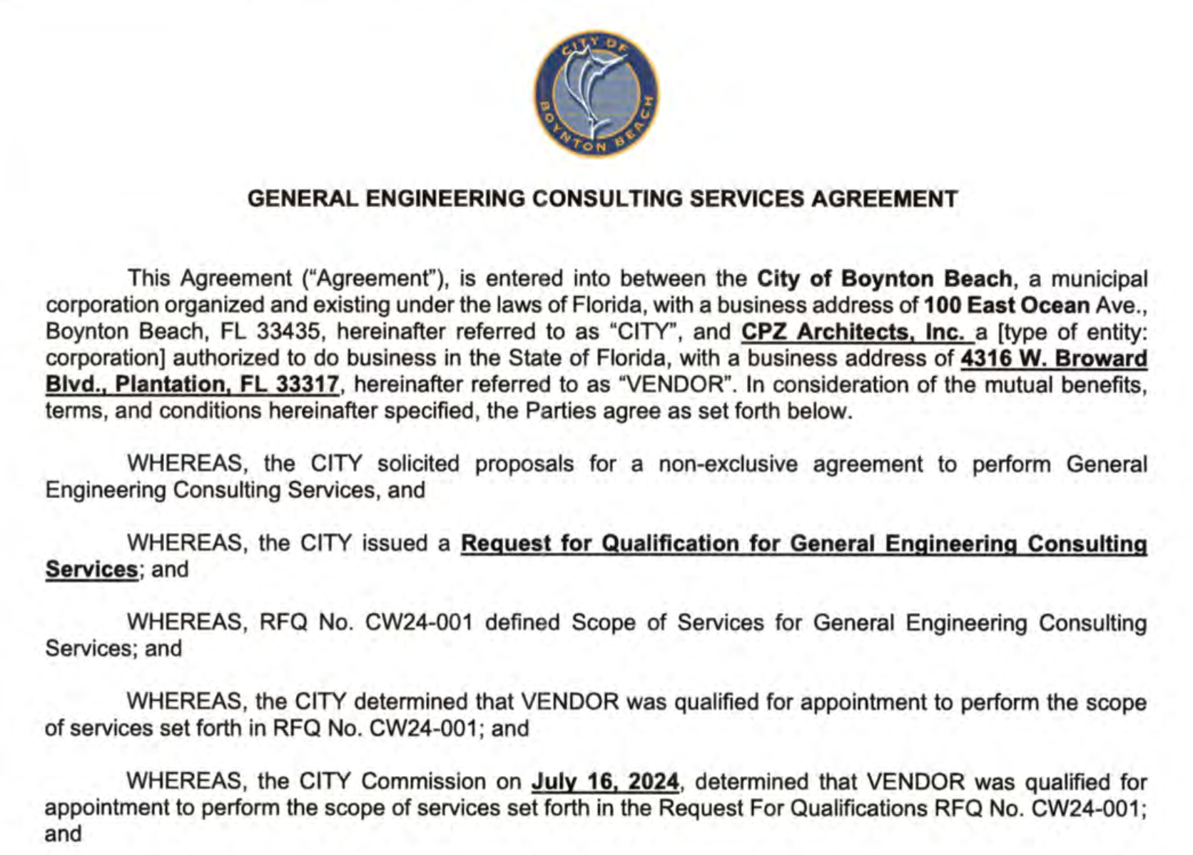 Consulting Agreement