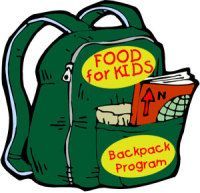 Green backpack with