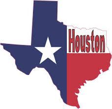 Texas state map with the word 