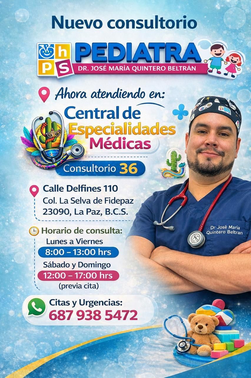 Especialista en pediatría en La Paz