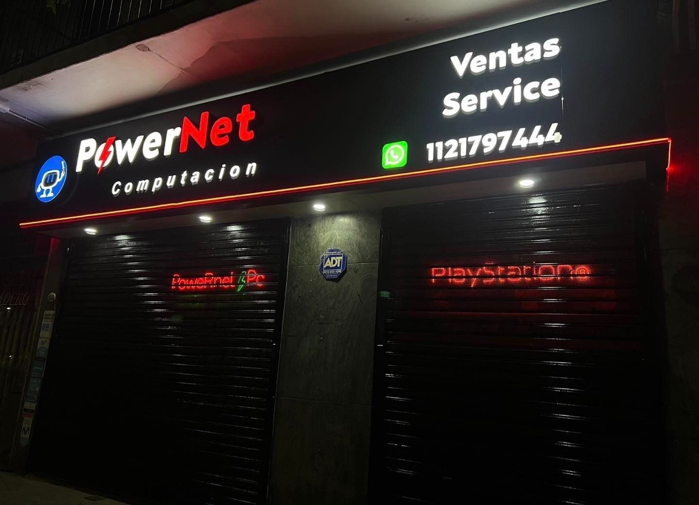 Exterior de la tienda 