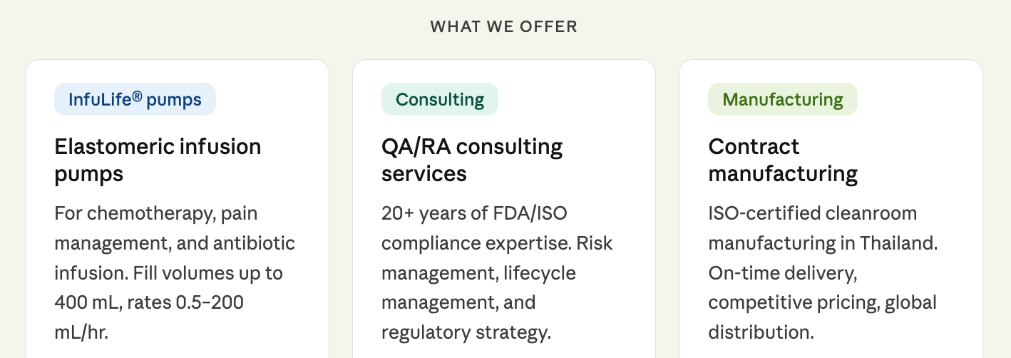 What we Offer