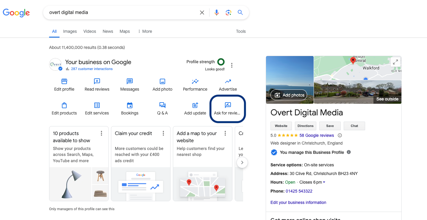 Overt Digital Media is a website design and SEO agency helping customers in Bournemouth, Christchurch and Poole.